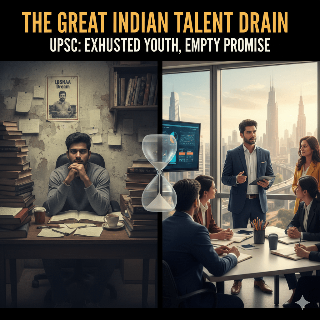 The Great Indian Talent Drain: Why the UPSC is Failing Our Youth